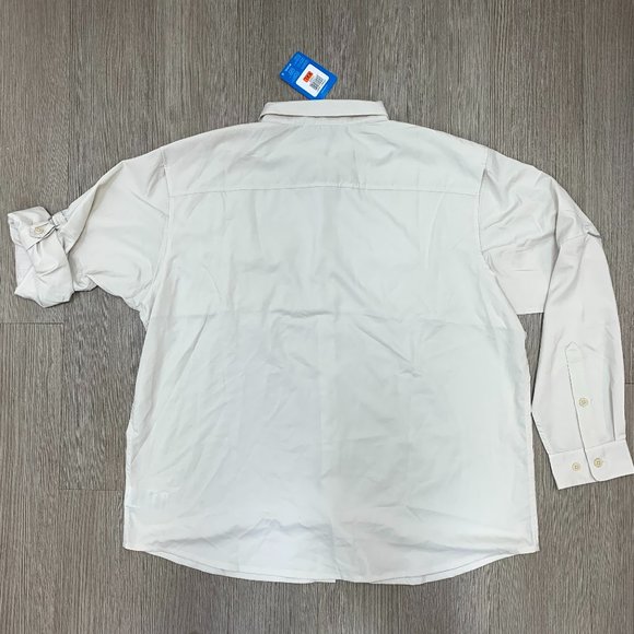 Omni-Shade Long Sleeve 40 UPF Sun Protection Stone - Picture 4 of 7